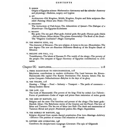 Part 01: The Story of Civilization : Our Oriental Heritage | Will Durant